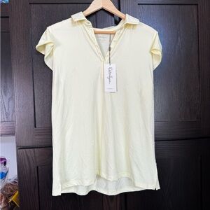 Walter Hagen Light Yellow Button Down Shirt